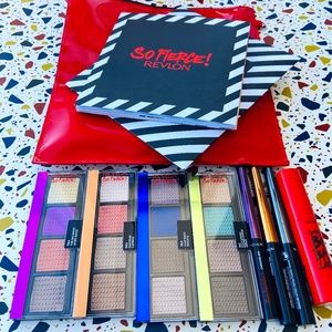 Revlon So Fierce! Mascara,Liquid Liner,Eye Shadow